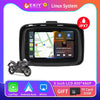 EKIY 5 inch Motorcycle Wireless Apple Carplay Android Auto Portable Navigation GPS Screen IPX7 Motorcycle Waterproof Display