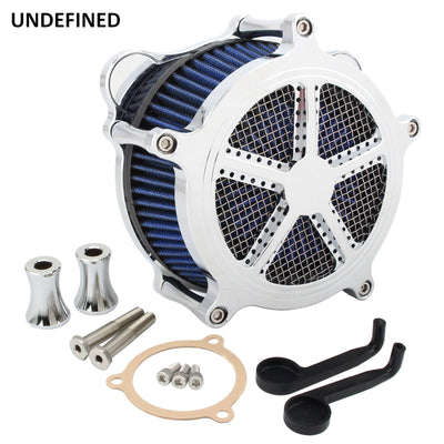 Motorcycle CNC Air Cleaner Filter Intake For Harley Touring Electra Street Glide Road King Custom 2008-16 Softail Dyna Low Rider