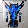 Motorcycle Universal Tankpad, tank pad, 3D Tank pad Stickers, Oil Gas Protector,Tank protector for SUZUKI YAMAHA free keychain