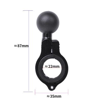 1 inch Ball Head Adapter for Mount Motorcycle Handlebar Base Clip Rearview Mirror Bracket Bike Riding Action Camera Parts