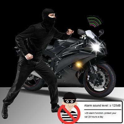 Motorcycle Scooter Anti-theft 125dB Universal Motorcycle Scooter Security Alarm System Engine Start Remote Control Key