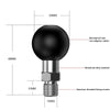 1 inch Ball Head Adapter for Mount Motorcycle Handlebar Base Clip Rearview Mirror Bracket Bike Riding Action Camera Parts
