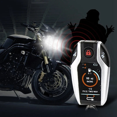 12V Universal Car Motorcycle Anti-Theft Alarmt Wo Way Sensor Alarm With Pke Automatic Induction And Flameout Function