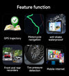 7''5" Motorcycle Multimedia Player 2K HD Recorder GPS Navigation Wireless CarPlay Android Auto IPX8 Waterproof Screen Bluetooth