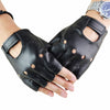 Motorcycle Leather Half Fingers Gloves