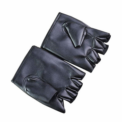Motorcycle Leather Half Fingers Gloves