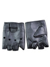 Motorcycle Leather Half Fingers Gloves