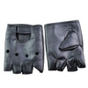 Motorcycle Leather Half Fingers Gloves