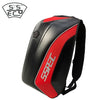 SSPEC Waterproof Motorcycle Tail Bag Multifunction Motor Bike Rear Seat Bag High Capacity Motorcycle Rider Backpack Carbon Fiber