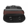 Motorcycle Saddlebag Side Bag Universal PU Waterproof PU Saddle Bags Travel Pack Luggage Rack for Softail Touring Models Bags