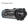 Fodsports FX8 Air 2 Riders Intercom Motorcycle Helmet Headset Bluetooth 5.0 Moto FM Waterproof Headset 1000m Intercoms
