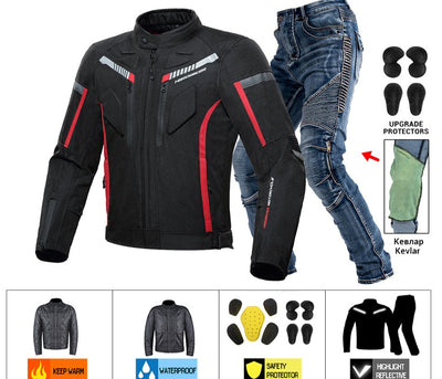 Waterproof Motorcycle Man Racing Suit - Elite Biker's Accessories