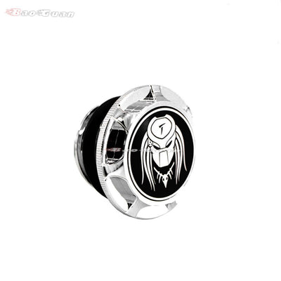 Motorcycle Skull Fuel Gas Tank Decorative Oil Cap Fit for Harley Davidson Sportster XL 1200 883 X48 Dyna Softail Touring FLHR