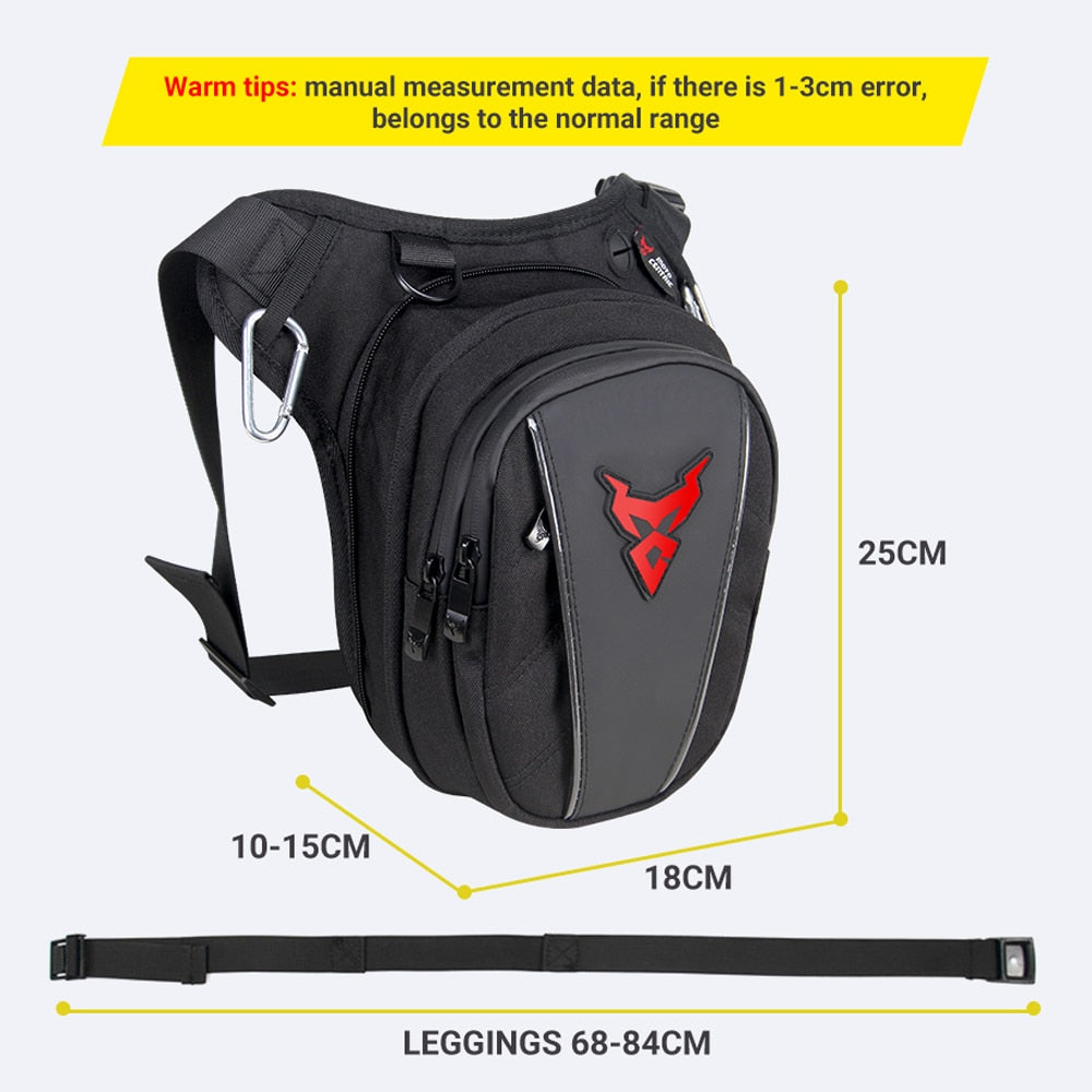 MOTOCENTRIC Motorcycle Bag Waterproof Mochila Moto Motorcycle Leg Bag -  Elite Biker's Accessories