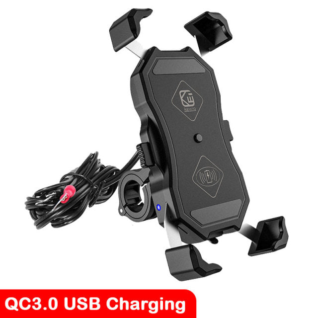 Motorcycle USB QC3.0 Fast Charging Bracket