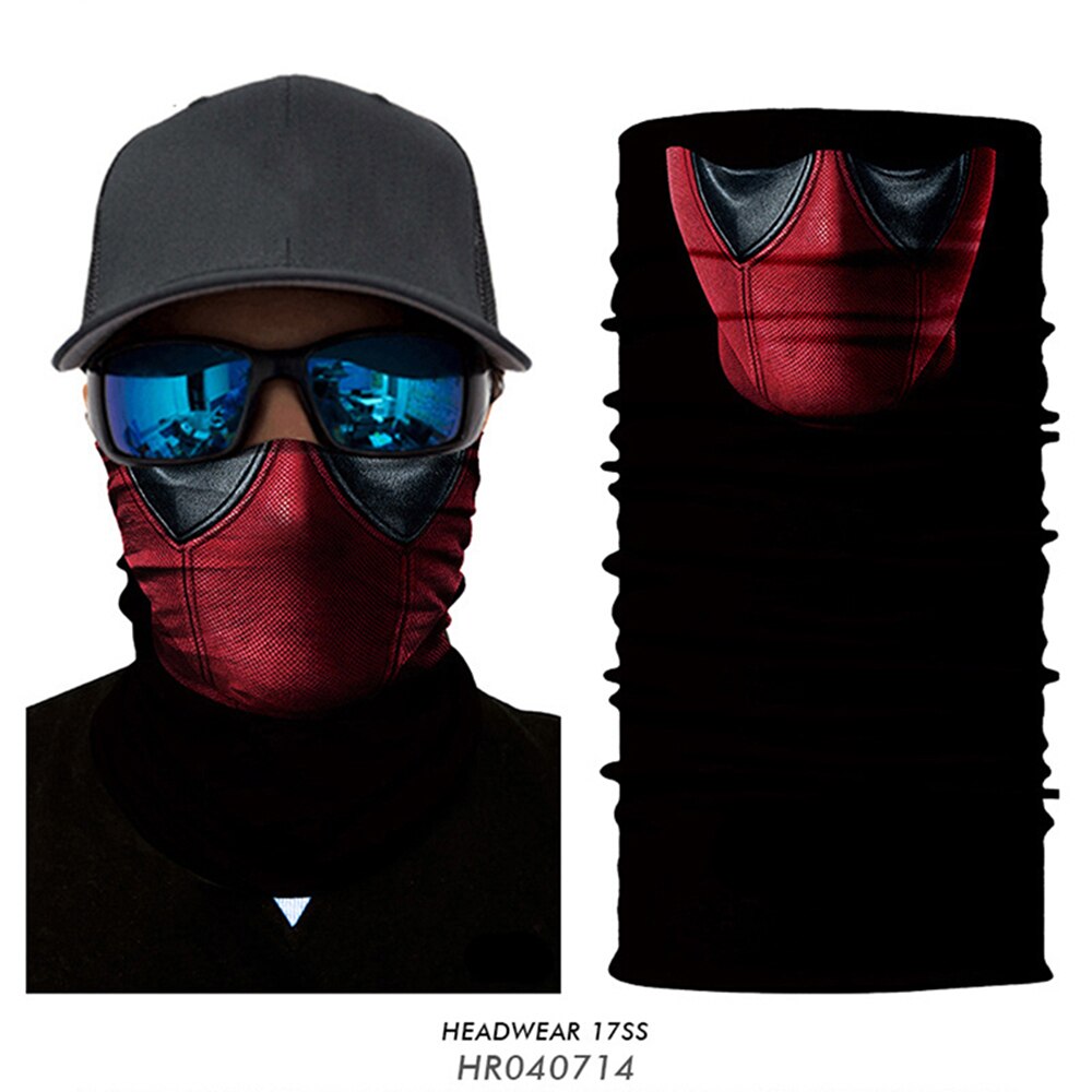 Spider Mask Bandana Cycling Face Cover Camping Hiking Scarf Army Headb -  Elite Biker's Accessories
