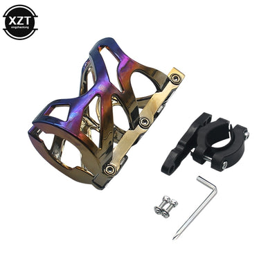 Adjustable Motorcycle Handlebar Cup Holder Mount Drink Water Bottle for ATV Bike Drink Cup Holder