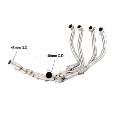 GSX 1300 R For Suzuki Hayabusa 1300 2021 to 2023 GSX1300R Decat Escape Slip-on Motorcycle Exhaust Muffler Header Link Pipe