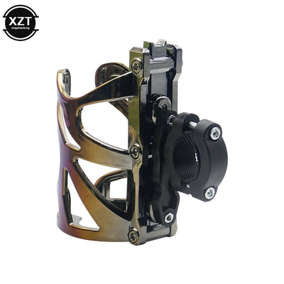 Adjustable Motorcycle Handlebar Cup Holder Mount Drink Water Bottle for ATV Bike Drink Cup Holder