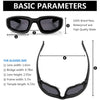 Fashionable Motorcycle Glasses Racing Anti-glare Windproof Vintage Men Women Safety Goggles Eyeglasses Sunglasses Eye Protection